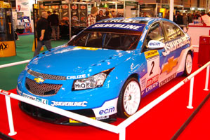RML Chevrolet BTCC driver champion 2010, Jason Plato. Photo: Marcus Potts/CMC