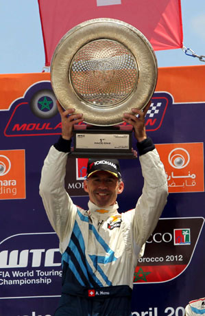 Yvan Muller, WTCC 2012, RML Chevrolet Cruze, Marrakech
