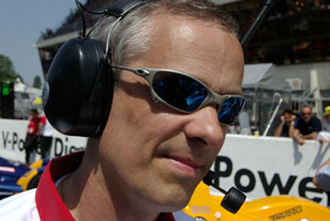 Vinny at Le Mans, ready for the start of the 24 Hours in 2006