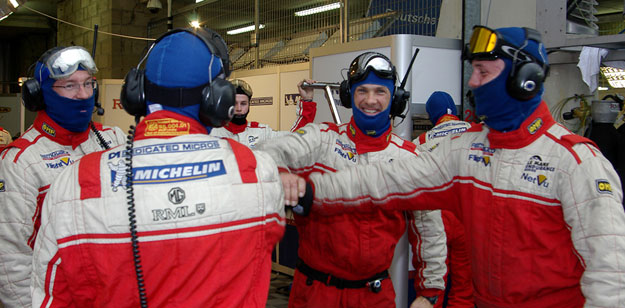 Vince Mitchell, team player. With Rick Perry and Adam Hughes 