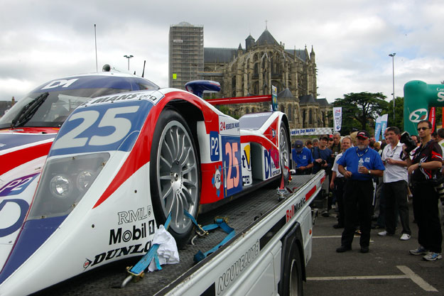 RML at Le Mans 2010, Scrutineering, Monday June 7th. Photo: Marcus Potts