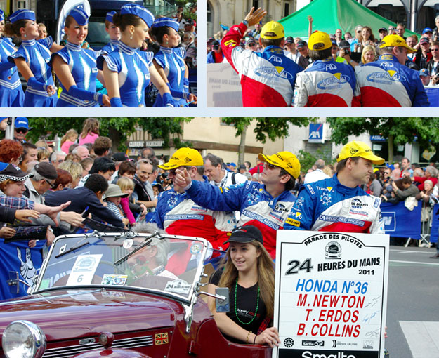 RML AD Group at Le Mans 2011. Drivers parade. All photos: Marcus Potts
