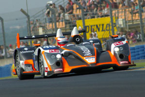 Team Oreca, Le Mans 2011. Photo: Marcus Potts