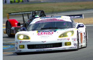 Luc Alphand Adventures Corvette at Le Mans, June 2009. Photo: Marcus Potts / CMC