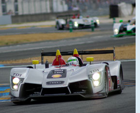 Audi R15. Le Mans 209. Photo: Marcus Potts / CMC