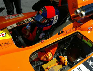 Danny Bear with Jan Lammers in 2005. Photo: Dailysportscar 