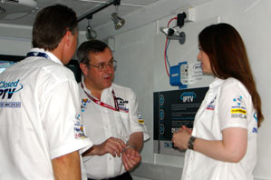 Mike Newton and Pauline Norstrom of AD Group. Photo: Marcus Potts