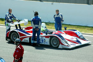 Team RLR on the Grid. Photo: Marcus Potts