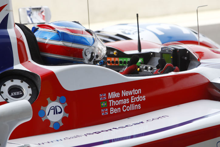 Mike Newton prepares for FP3. Photo: David Lord, Dailysportscar