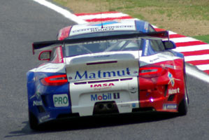 IMSA Racing Porsche GT3. Imola LMS 2011. Photo: Marcus Potts