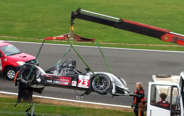GV Racing Zytek, post-accident. Photo: marcel ten Caat