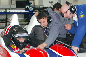 Driving with RML AD Group: Thomas Erdos and Mike Newton